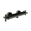 vtwonen Cross Mitigeur thermostatique douche avec poignée croix black steel SW374216 vtwonen Cross Mitigeur thermostatique douche avec poignée croix black steel SW374216