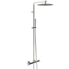 Vtwonen baden Flame showerset thermostatisch met industriele greep chrome SW374142 Vtwonen baden Flame showerset thermostatisch met industriele greep chrome SW374142