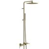 Vtwonen baden Grip showerset thermostatisch met hendels bronze SW374153 Vtwonen baden Grip showerset thermostatisch met hendels bronze SW374153