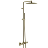 Vtwonen baden Flame showerset thermostatisch met industriele greep bronze SW374128 Vtwonen baden Flame showerset thermostatisch met industriele greep bronze SW374128