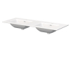 Royal plaza Veille meubelwastafel 121x46,5cm overloop 2x kraangat wit SW395288 Royal plaza Veille meubelwastafel 121x46,5cm overloop 2x kraangat wit SW395288