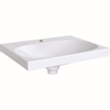 Geberit Acanto wastafel incl. afvoerdeksel met kraangat m. verborgen overloop 60x48.2x20cm m. KerClou wit 500629012 SW417764 Geberit Acanto wastafel incl. afvoerdeksel met kraangat m. verborgen overloop 60x48.2x20cm m. KerClou wit 500629012 SW417764
