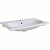 Geberit Acanto meubelwastafel met kraangat met overloop 75x48x16.8cm wit 500641012 SW417500 Geberit Acanto meubelwastafel met kraangat met overloop 75x48x16.8cm wit 500641012 SW417500