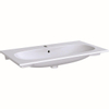 Geberit Acanto meubelwastafel met kraangat met overloop 90x48x16.8cm wit 500642012 SW417695 Geberit Acanto meubelwastafel met kraangat met overloop 90x48x16.8cm wit 500642012 SW417695