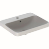 Geberit VariForm opbouwwastafel rechthoekig met kraangat met overloop 55x45x17.8cm wit 500740012 SW417348 Geberit VariForm opbouwwastafel rechthoekig met kraangat met overloop 55x45x17.8cm wit 500740012 SW417348