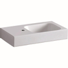 Geberit iCon wastafel met kraangat links zonder overloop 53x31x13,5cm m. afleg links wit SW417096 Geberit iCon wastafel met kraangat links zonder overloop 53x31x13,5cm m. afleg links wit SW417096