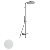 Royal plaza Thetis regendoucheset met thermostaatkraan inclusief hoofddouche en handdouche mat wit SW396062 Royal plaza Thetis regendoucheset met thermostaatkraan inclusief hoofddouche en handdouche mat wit SW396062