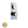 Royal plaza Thetis afdekset 2-weg thermostaat mat goud 01 SW395918 Royal plaza Thetis afdekset 2-weg thermostaat mat goud 01 SW395918