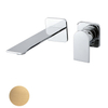 Royal plaza Thetis afdekset wastafelkraan 18cm hendel re. mat goud 01 SW396039 Royal plaza Thetis afdekset wastafelkraan 18cm hendel re. mat goud 01 SW396039