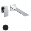 Royal plaza Thetis afdekset wastafelkraan 23cm uitloop hendel links mat zwart SW395999 Royal plaza Thetis afdekset wastafelkraan 23cm uitloop hendel links mat zwart SW395999