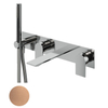 Royal plaza Thetis afdekset voor badkraan met handdouche koper SW396046 Royal plaza Thetis afdekset voor badkraan met handdouche koper SW396046