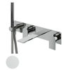Royal plaza Thetis afdekset voor badkraan met handdouche mat wit SW396069 Royal plaza Thetis afdekset voor badkraan met handdouche mat wit SW396069