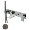 Royal plaza Thetis afdekset voor badkraan met handdouche staal SW396061 Royal plaza Thetis afdekset voor badkraan met handdouche staal SW396061