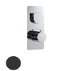 Royal plaza Thetis afdekset 2-weg thermostaat mat zwart SW395950 Royal plaza Thetis afdekset 2-weg thermostaat mat zwart SW395950
