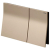 Viega Visign for more 200 bedieningsplaat koper/goud - zwart SW421592 Viega Visign for more 200 bedieningsplaat koper/goud - zwart SW421592