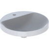 Geberit Variform opbouwwastafel rond 48cm 1 kraangat tect wit SW422142 Geberit Variform opbouwwastafel rond 48cm 1 kraangat tect wit SW422142