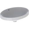 Geberit Variform opbouwwastafel ovaal 55cm met overloop tect wit SW422188 Geberit Variform opbouwwastafel ovaal 55cm met overloop tect wit SW422188