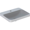 Geberit Variform opbouwwastafel rechthoekig 55x45cm zonder overloop wit SW421892 Geberit Variform opbouwwastafel rechthoekig 55x45cm zonder overloop wit SW421892