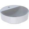Geberit Variform opzetwastafel rond 45cm 1 kraangat tect wit SW422137 Geberit Variform opzetwastafel rond 45cm 1 kraangat tect wit SW422137