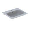 Geberit Renova meubelwastafel 55cm 1 krgat met overloop tect wit SW422213 Geberit Renova meubelwastafel 55cm 1 krgat met overloop tect wit SW422213