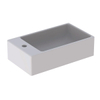 Sphinx 420 Lave mains reservoir droite 40x23cm trou pour robinetterie gauche Blanc 0200040