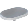 Geberit Variform opbouwwastafel ellips 60cm zonder overloop tect wit SW422157 Geberit Variform opbouwwastafel ellips 60cm zonder overloop tect wit SW422157