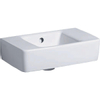 Geberit Renova fontein 40cm zonder kraangat met overloop tect wit SW422250 Geberit Renova fontein 40cm zonder kraangat met overloop tect wit SW422250