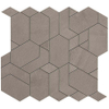 Ceralto Dorsena Mozaiektegel - 31x33.5cm - 9.0mm - gerectificeerd - Grey SW1129702