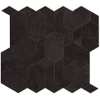 Atlas Concorde Boost Mozaiektegel - 30x35cm - 9mm - gerectificeerd - Porcellanato - Tarmac (Zwart) SW1129649