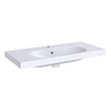 Geberit Acanto wastafel 90cm 1 kraangat met overloop tect wit SW422280 Geberit Acanto wastafel 90cm 1 kraangat met overloop tect wit SW422280