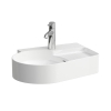 Laufen VAL Lavabo 40x53x15.5cm 1 trou de robinet Céramique Blanc SW479017