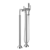 Villeroy & Boch Domicil Robinet baignoire 2 trous sur pied avec douchette et support Chrome SW501010 Villeroy & Boch Domicil Robinet baignoire 2 trous sur pied avec douchette et support Chrome SW501010