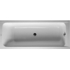 Duravit D-code Kunststof bad acryl rechthoekig - 170x70x40cm - zonder poten (afvoer in het midden) - glans wit 0297512