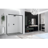 Novellini Kuadra 2.0 porte coulissante droite 129-131x200cm clair noir SW534221