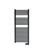 Zehnder Aura E Radiateur sèche-serviettes électrique 78,6x40cm 300 watts 230 volts | 50 Hz Acier Noir Mat SW494117