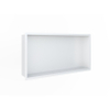 Looox BoX niche - 60x30x7cm - encastrable - avec cadre d'étanchéité - blanc SW546718
