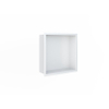 Looox BoX Niche de salle de bains 30x30x7cm avec cadre à encastrer blanc SW546697