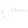 Geberit Group set kanteldeuvels voor scharnier voor wc-zitting, bevestiging van boven (2 st.) SW547564