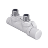 Zehnder onderblok type P -H:50mm haaks kraan rechts wit SW644801
