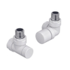 Zehnder ensemble de robinetterie type G déco robinet de radiateur re RAL9016 blanc SW644786