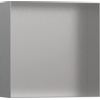 Hansgrohe XtraStoris Minimalistic Inbouw Nis - 30x30x10cm - open frame - brushed stainless steel SW651689