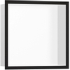 Hansgrohe XtraStoris Individual Inbouw Nis - 30x30x10cm - designframe - mat zwart/wit SW651630