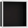 Hansgrohe XtraStoris Individual Inbouw Nis - 30x30x10cm - designframe - mat wit/zwart SW651477