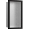 Hansgrohe XtraStoris Individual Inbouw Nis - 30x15x10cm - designframe - mat zwart/RVS SW651626