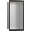 Hansgrohe XtraStoris Individual Inbouw Nis - 30x15x10cm - designframe - brushed black chrome/RVS SW651637