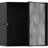 Hansgrohe XtraStoris Rock Niche encastrée - 30x30x14cm - porte carrelable - noir mat SW651580