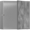 Hansgrohe XtraStoris Rock Niche encastrée - 30x30x10cm - porte carrelable - brushed stainless steel SW651658