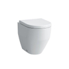 Laufen Pro WC au sol 53x36x43cm à chasse profonde back to wall sans rebord de rinçage. évacuation PK. vario (70 ou 125) céramique blanc SW652866