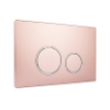 Starbluedisc doppio panneau de commande pour Réservoir WC geberit up100/up320 chrome/or rose SW681501