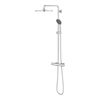 GROHE Vitalio Regendoucheset - hoofddouche 31cm - handdouche rond - thermostatisch - chroom TWEEDEKANS OUT14201